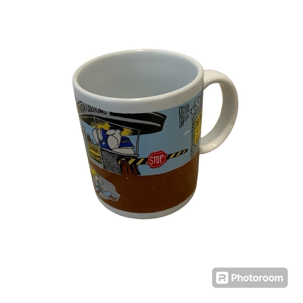 OHHH CANADA CONTENOVA Mug Canada USA Border Mug Joke/Gag Gift Bundle and Save